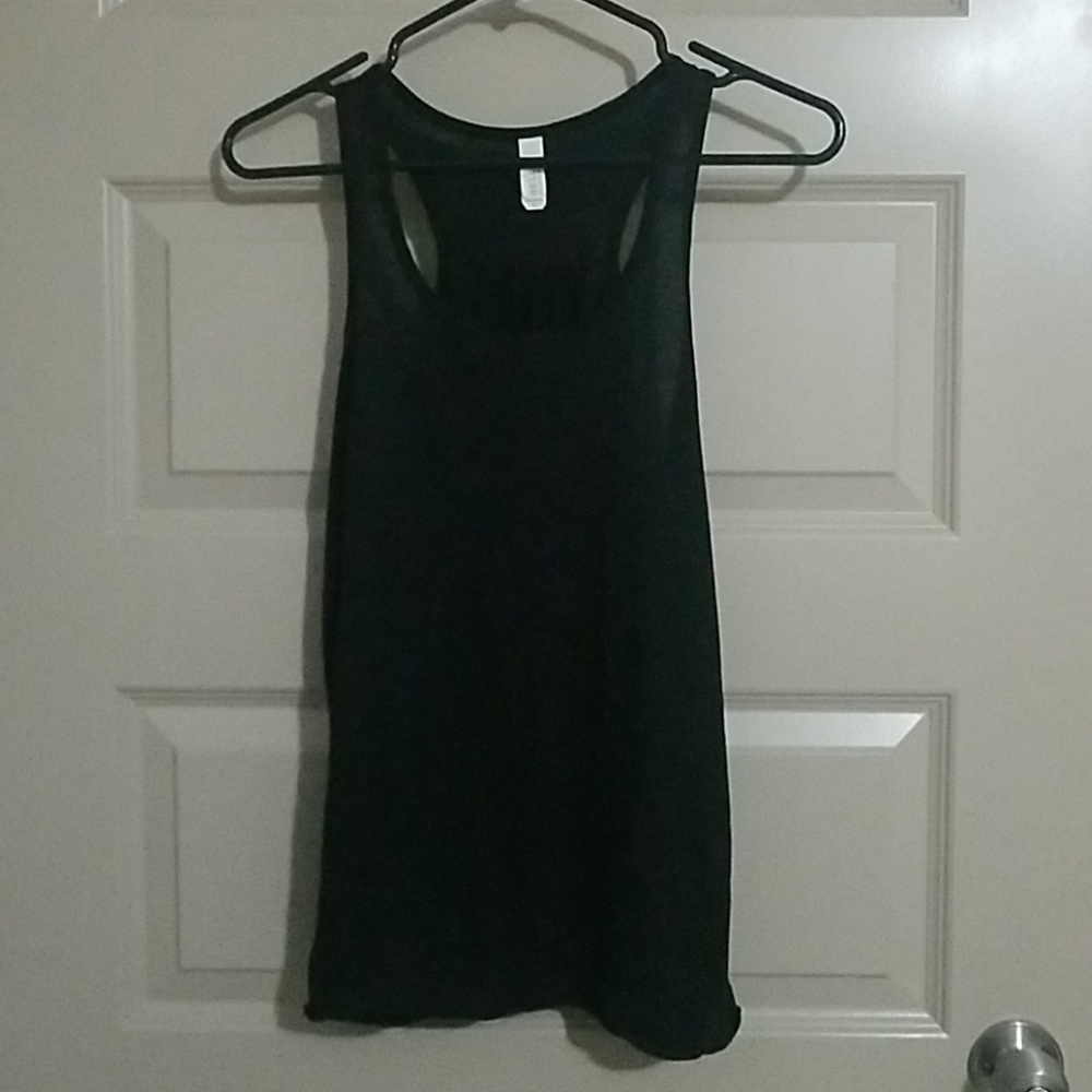 Black tank top